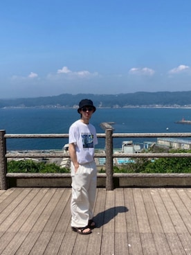 「白Tシャツ」｜hiroto401さん（メンズ・161cm・20代）の秋コーディネート