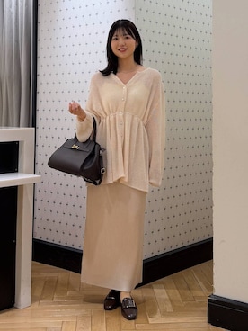 なつみさん（レディース・162cm）の春コーディネート