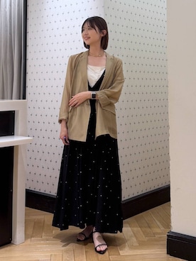 「A part by（アパートバイ）のアイテム」を使った、なつみさん（レディース・162cm）の春コーディネート