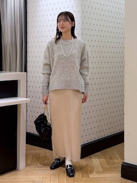 「A part by（アパートバイ）のアイテム（ネックレス）」を使った、なつみさん（レディース・162cm）の秋コーディネート