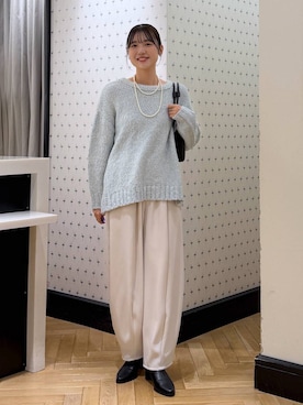 なつみさん（レディース・162cm）の冬コーディネート