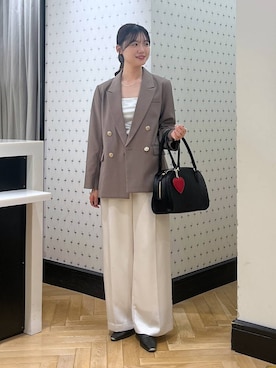 「アイテム（キーホルダー）」を使った、なつみさん（レディース・162cm・20代）の秋コーディネート