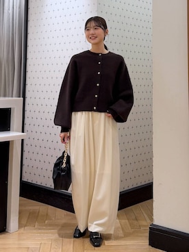 なつみさん（レディース・162cm）の冬コーディネート