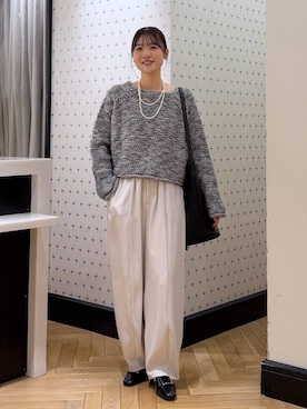 なつみさん（レディース・162cm）の冬コーディネート