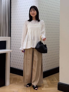 なつみさん（レディース・162cm）の春コーディネート