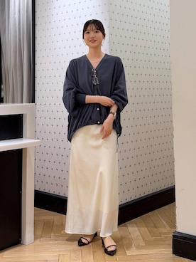 なつみさん（レディース・162cm）の春コーディネート