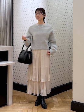 「A part by（アパートバイ）のアイテム」を使った、なつみさん（レディース・162cm）の秋コーディネート