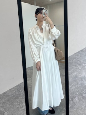 「アイテム（ワンピース/ドレス）」を使った、なつみさん（レディース・162cm・20代）の夏コーディネート
