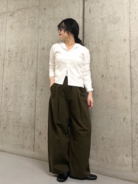 「KBF（ケイビーエフ）のアイテム（パンツ）」を使った、mamiさん（レディース・153cm）の夏コーディネート