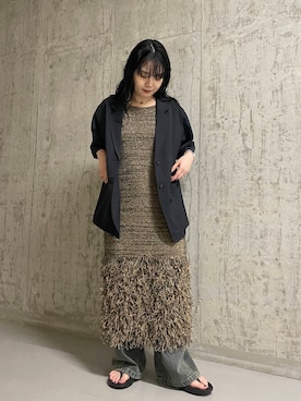 「アイテム（その他アウター）」を使った、mami789さん（レディース・153cm）の夏コーディネート