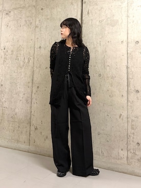 「KBF（ケイビーエフ）のアイテム（パンツ）」を使った、mamiさん（レディース・153cm）の夏コーディネート