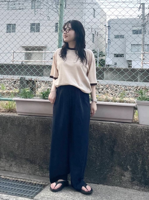 カーブスウェットパンツ