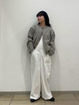 「アイテム（オールインワン・サロペット）」を使った、mamiさん（レディース・153cm）の秋コーディネート