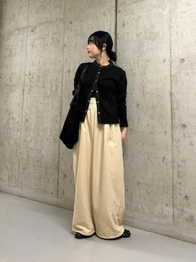 「KBF（ケイビーエフ）のアイテム（トップス）」を使った、mamiさん（レディース・153cm）の秋コーディネート