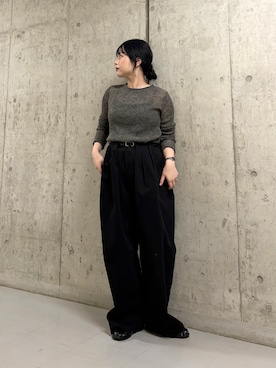 「KBF（ケイビーエフ）のアイテム（トップス）」を使った、mamiさん（レディース・153cm）の秋コーディネート