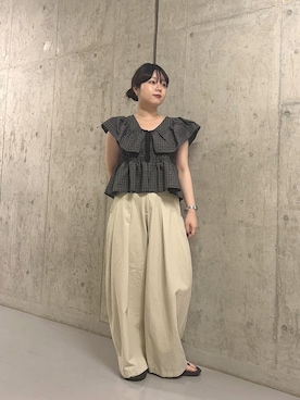 「KBF（ケイビーエフ）のアイテム」を使った、mamiさん（レディース・153cm）の春コーディネート