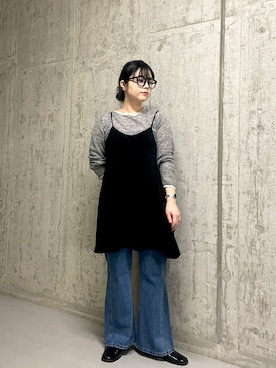 「アイテム（その他シューズ）」を使った、mamiさん（レディース・153cm）の秋コーディネート