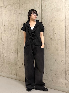 「KBF（ケイビーエフ）のアイテム（パンツ）」を使った、mamiさん（レディース・153cm）の夏コーディネート