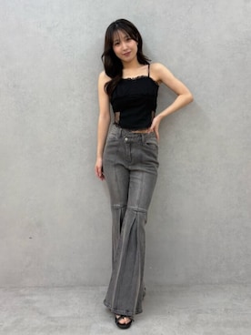 「スタイルアップ」｜NATSUMIさん（レディース・159cm）の夏コーディネート