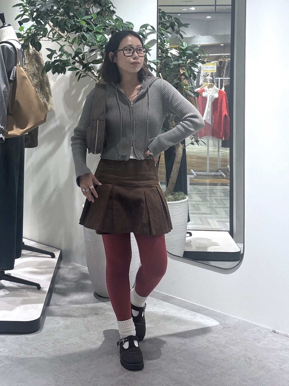 ◇[セットアップ対応]ボックスプリーツミニスカートを使った人気