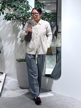 「アイテム（サングラス、ホワイト系）」を使った、mfm_pikoさん（レディース・160cm）の夏コーディネート