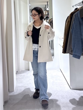 「PICCADILLY（ピカデリー）のアイテム」を使った、mfm_pikoさん（レディース・160cm）の冬コーディネート