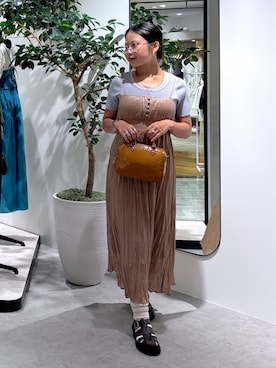 「アイテム（ワンピース/ドレス）」を使った、mfm_pikoさん（レディース・160cm）の夏コーディネート