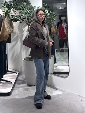 「FREE'S MART（フリーズマート）のアイテム」を使った、mfm_pikoさん（レディース・160cm）の秋コーディネート