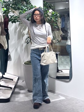 「FREE'S MART（フリーズマート）のアイテム（帽子）」を使った、mfm_pikoさん（レディース・160cm）の秋コーディネート