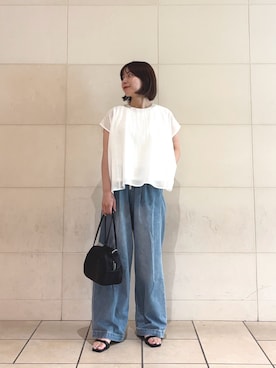寺内 早紀さん(レディース・153cm)の夏コーディネート