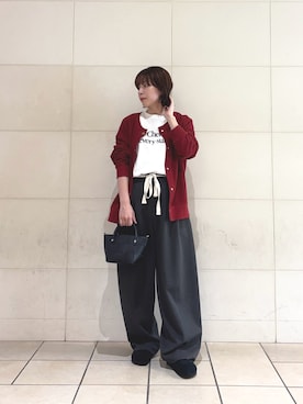 　寺内　早紀さん（レディース・153cm）の秋コーディネート