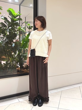 寺内 早紀さん(レディース・153cm)の秋コーディネート
