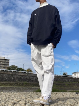 「SOYOUS（ソユーズ）のアイテム（パンツ）」を使った、makito20030421さん（メンズ・176cm）の秋コーディネート