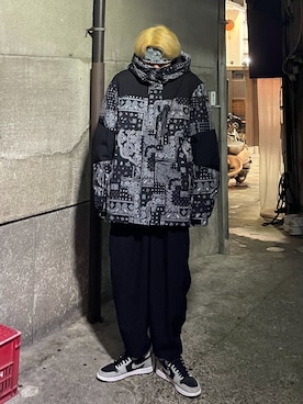 「８(eight)（エイト）のアイテム（ジャケット/アウター）」を使った、えいとさん（メンズ・176cm）の冬コーディネート