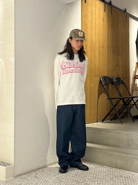 「WISM（ウィズム）のアイテム」を使った、鈴木 健心さん（メンズ・176cm）の春コーディネート