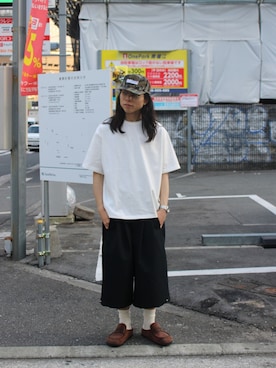 「WISM（ウィズム）のアイテム」を使った、鈴木 健心さん（メンズ・176cm）の春コーディネート