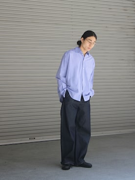 「WISM（ウィズム）のアイテム」を使った、鈴木 健心さん（メンズ・176cm）の春コーディネート