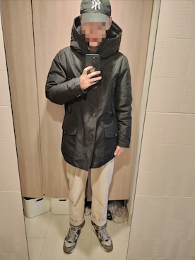「WOOLRICH（ウールリッチ）のアイテム（ジャケット/アウター）」を使った、きよさん（メンズ・182cm）の冬コーディネート