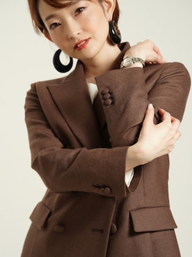 「セットアップコーデ」｜「アイテム（その他）」を使った、Hanae - YUUGAさん（レディース・160cm）の秋コーディネート