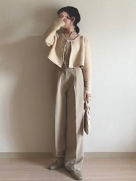 しろまめさん（レディース・154cm）の春コーディネート