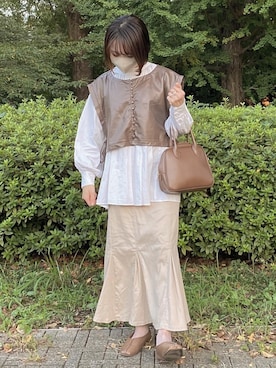 しろまめさん（レディース・154cm）の秋コーディネート