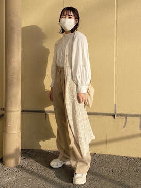 しろまめさん（レディース・154cm）の春コーディネート