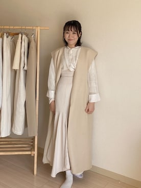 しろまめさん（レディース・154cm）の春コーディネート