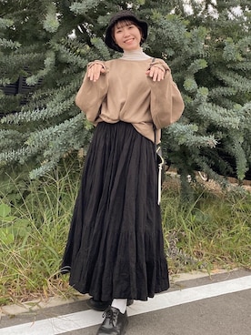 しろまめさん(レディース・154cm)の秋コーディネート