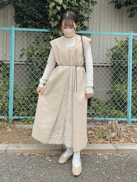 しろまめさん（レディース・154cm）の秋コーディネート