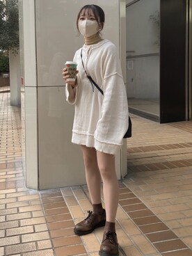 しろまめさん（レディース・154cm）の秋コーディネート