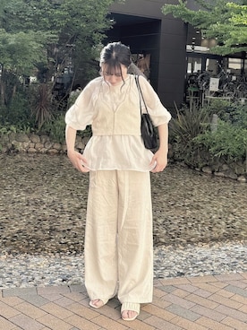 しろまめさん（レディース・154cm）の夏コーディネート