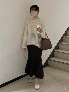 しろまめさん（レディース・154cm）の秋コーディネート