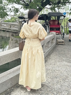 「I_am（アイアム）のアイテム」を使った、しろまめさん（レディース・154cm）の夏コーディネート