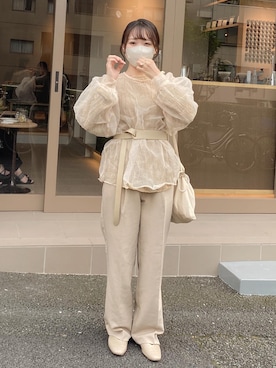 しろまめさん（レディース・154cm）の秋コーディネート